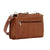 American West Hitchin Post Light Brown Leather Texas Two Step Crossbody Bag
