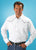 Ely & Walker Mens Solid White Western Shirt L/S Poly/Cotton Tall