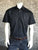 Rockmount Mens Black Cotton Blend Western Snap S/S Shirt