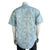 Rockmount Mens Turquoise 100% Cotton Retro Campers Western S/S Shirt