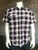 Rockmount Mens Brown 100% Cotton Shadow Plaid Western S/S Shirt