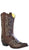 Old West Chocolate Womens Leather 10in Pointed Toe Cowboy Western Boots