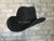 Rockmount Mens Black Felt Magic Pinch Cowboy Hat