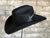 Rockmount Mens Black Felt Cattleman Cowboy Hat