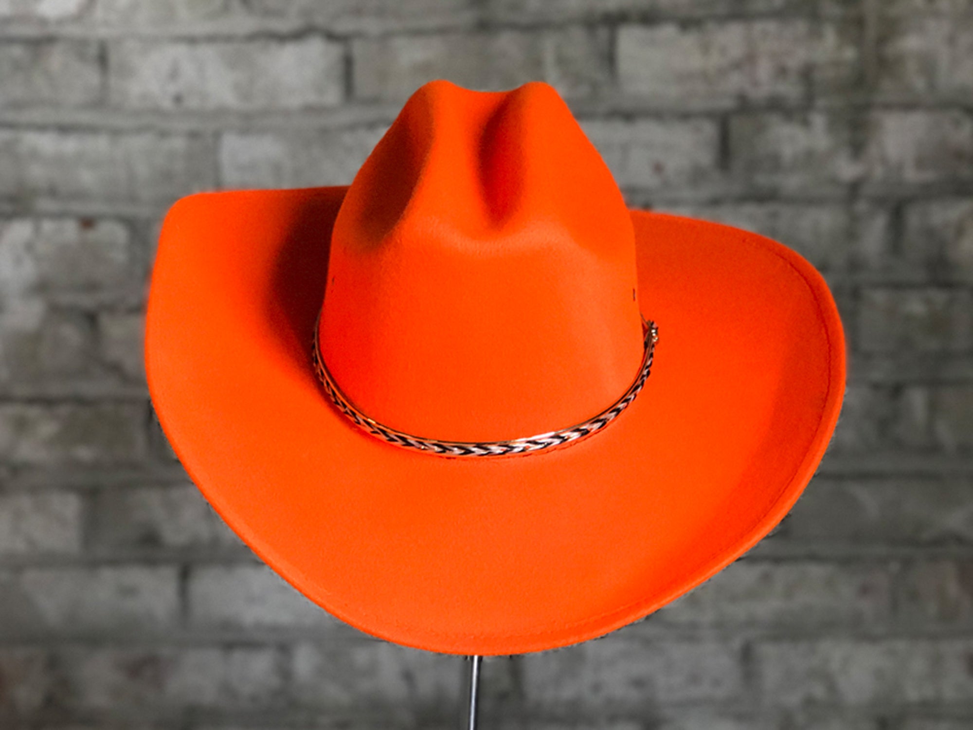 Rockmount Mens Orange Felt Sierra Cowboy Hat – The Western Company