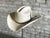 Rockmount Mens White Straw Blazing Sun Cowboy Hat