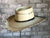 Rockmount Mens Natural Straw Premium Cattleman Flat Brim Hat