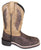 Smoky Mountain Children Unisex Ranger Brown/Tan Leather Cowboy Boots