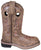 Smoky Mountain Children Unisex Canyon Vintage Brown Leather Cowboy Boots