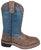 Smoky Mountain Children Unisex Galveston Dk Turquoise Leather Cowboy Boots