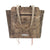 American West Navajo Soul Distressed Charcoal Leather Zip Top Tote