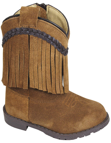 Smoky Mountain Boots Toddler Unisex Hopalong Brown Leather Fringe