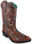 Smoky Mountain Childrens Girls Florence Brown Leather Cowboy Boots