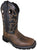 Smoky Mountain Youth Boys Stampede Brown/Black Leather Cowboy Boots