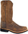 Smoky Mountain Boots Mens Boonville Brown Distress Leather Square Toe