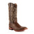 Ferrini Mens Rust Leather Caiman Print S-Toe Stampede Cowboy Boots