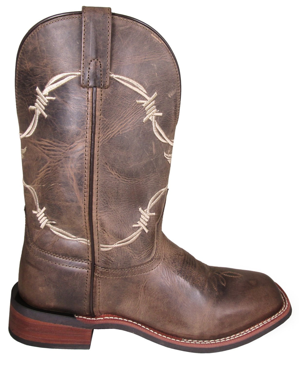 Distressing leather boots sale