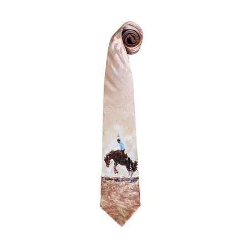Rockmount Multi-Color 100% Silk National Cowboy Day Necktie