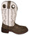 Smoky Mountain Mens Drifter Antique White/Brown Leather Cowboy Boots