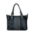 American West Cow Town Black Hair-On Leather Small Satchel Bag