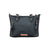 American West Cow Town Black Hair-On Leather Small Satchel Bag