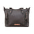 American West Cow Town Brindle Hair-On Leather Small Satchel Bag