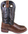Smoky Mountain Mens Wyatt Brown/Black Leather Cowboy Boots