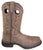 Smoky Mountain Mens Benton Brown Distress Leather Cowboy Boots