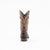 Ferrini Mens Chocolate Leather Bronco S-Toe Western Cowboy Boots