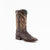 Ferrini Mens Chocolate Leather Bronco S-Toe Western Cowboy Boots