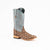 Ferrini Mens Brown Leather Bronco S-Toe Pirarucu Cowboy Boots