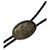 Rockmount Pewter Faux Leather Concho Western Bolo Tie OS