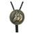 Rockmount Brass Faux Leather Horsehead Western Bolo Tie OS