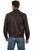 Scully Mens Chocolate/Olive Leather Featherlite Jacket