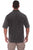Scully Mens Distressed Black 100% Cotton Traveler S/S Shirt