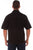 Scully Mens Black 100% Cotton Traveler S/S Shirt