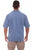 Scully Mens Citadel Blue 100% Cotton Traveler S/S Shirt