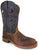 Smoky Mountain Mens Parker Brown/Navy Leather Cowboy Boots