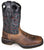 Smoky Mountain Mens Benton Brown/Black Leather Cowboy Boots