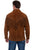Scully Mens Cafe Brown Leather Mountain Man L/S Shirt