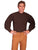Scully RangeWear Mens Chocolate 100% Cotton Vintage L/S Full Cut Shirt