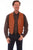 Scully Leather Mens Western Lambskin Button Front Vest Ranch Tan