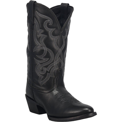 Laredo Womens Maddie Cowboy Boots Leather Black