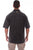 Scully Mens Distressed Black 100% Cotton Trac S/S Shirt
