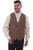 Scully Mens Brown Wool Blend Shawl Collar Vest