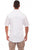 Scully Mens White 100% Cotton Quartz Stripe S/S Shirt