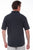 Scully Mens Gunmetal 100% Cotton Ridgeline S/S Shirt