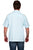 Scully Mens Aqua Sky 100% Cotton Tonal Tropical S/S Shirt