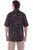 Scully Mens Night 100% Cotton Sky Batik S/S Shirt