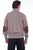 Scully Mens Taupe Cotton Blend Elbow Patch Pullover Sweater